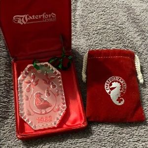 1982 waterford crystal ornament